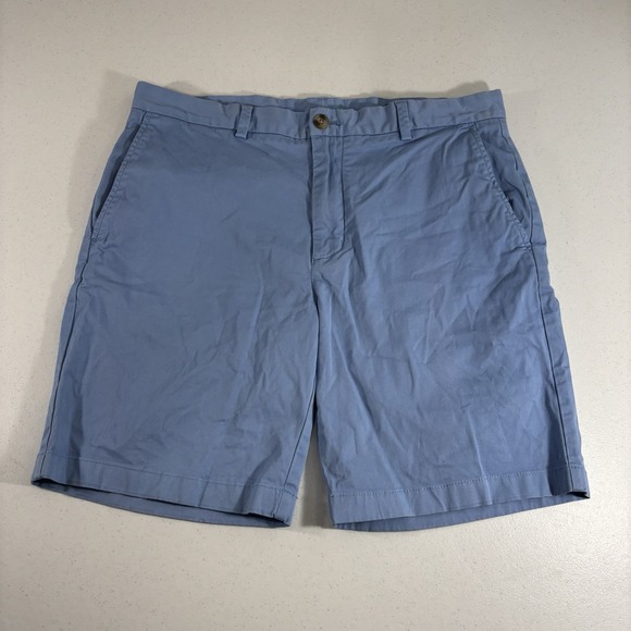 Vineyard Vines Other - Vineyard Vines Mens 35 x 8 Inch Breaker Shorts Blue Cotton Stretch Chino 1H0462